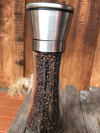 Smoked Black Peppercorns - Glass Mill